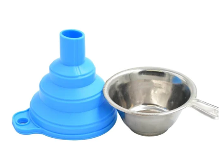Funnel and Filter for Resin
