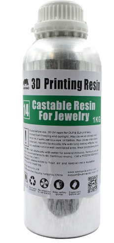 Wanhao Castable Resin, 1kg, Green