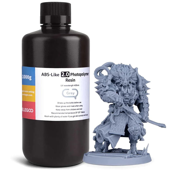 Elegoo ABS-Like Resin 2.0-Grey 1kg