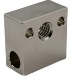 Copper Heater Block, Nickel plated for Ender-3