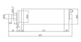 Spindle 1.5kW, 65mm, ER11, Water Cooled