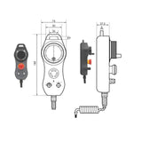 MPG Pendant For CNC Machines 6 Axis