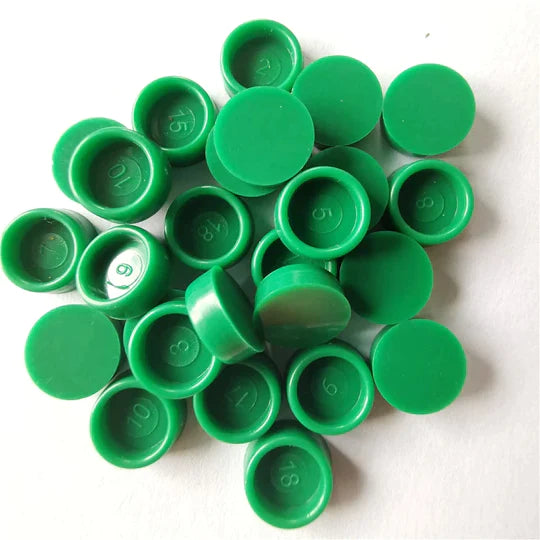 Green Linear Rail Dust Caps (Pack of 50)