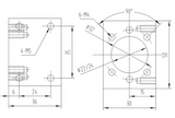 SFU12 Ball Screw Nut Seat