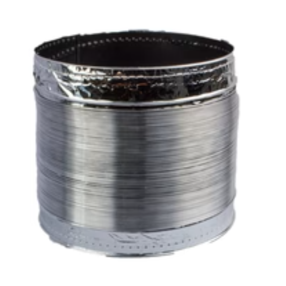 Aluminium Extraction Pipe for Laser, 155mm Diameter