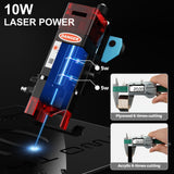10w Laser Engraver Machine TTS 10w Pro 300 x 300mm