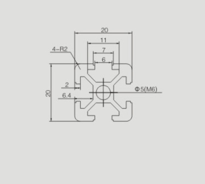 20 x 20 Aluminium T-Slot Profile @ Gadgitech Trading – Gadgitech
