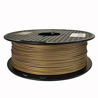 Metal Fill Filament 1kg 1.75mm Frosted Bronze