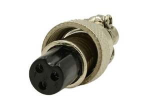 GX12 3 Pin Female Connector