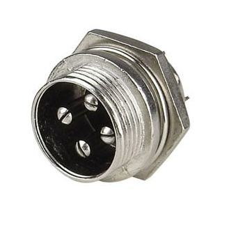 GX16 4 Pin Male Connector