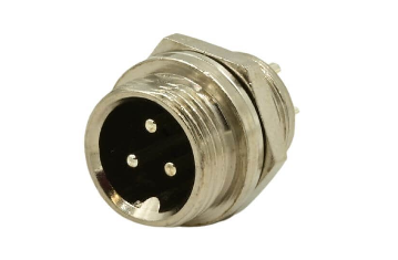 GX12 3 Pin Male Connector