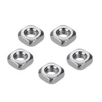 Square Nut for T-Track, M6, Pack of 5