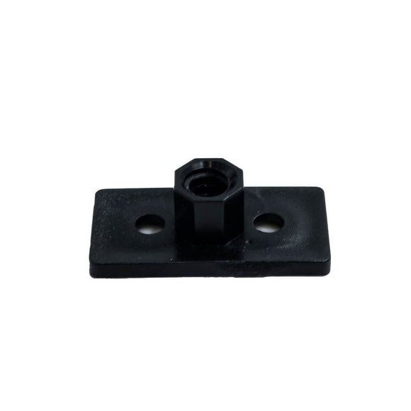 Flanged nut for 8mm lead screw, Delrin, 2mm pitch